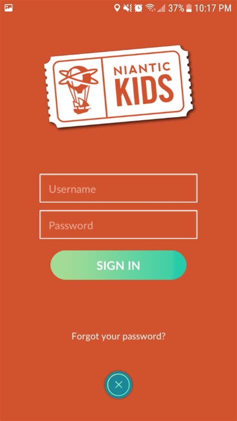 niantic kids sign up.